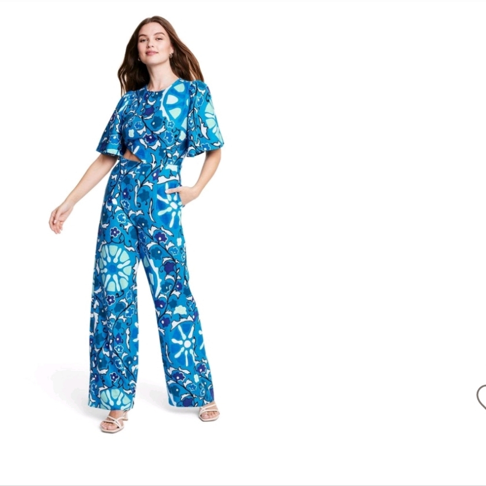 Rhode x Target Blue Zinnia Jumpsuit -S
